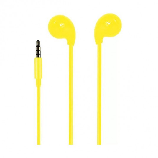 WK design Sluchátka do uší Wi200 žluté