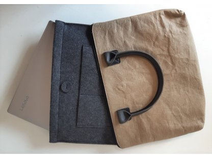 AceCoat Filcový obal + papírová taška na notebook