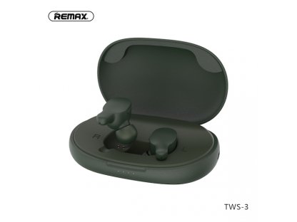 Bezdrátová stereo sluchátka s nabíjecí krabičkou Remax TWS-3