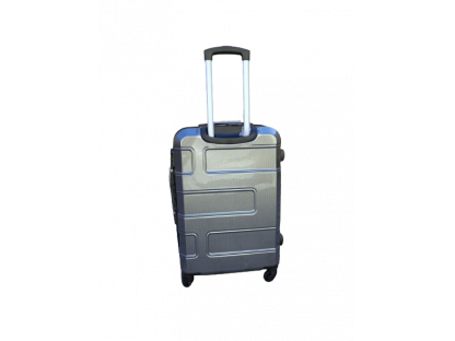 Cestovní kufry sada 3ks karbon, zlatá starorůžová