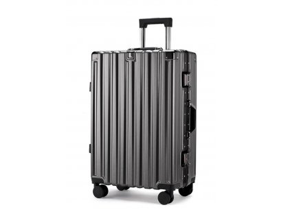 Cestovní skořepinový velký kufr černý 65x45x29cm