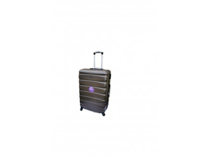 DZL BK-037 cestovní skořepinový velký kufr Coffee 74x29x46cm