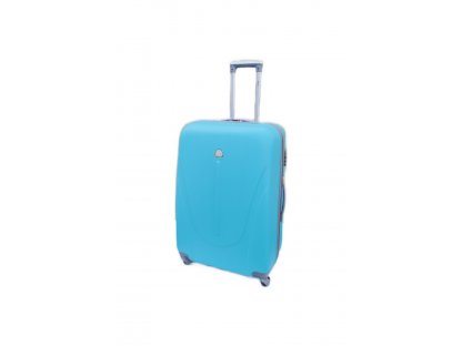 PB030 cestovní skořepinový velký kufr BLUE 74x29x46cm