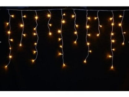 Závěs světelný vánoční LED až 630 diod, venkovní, teplá + studená bílá, blikající