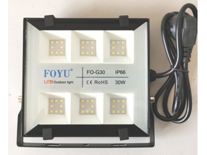 FOYU FO-G30 Led světlo,reflektor 30W venkovní 2700lm