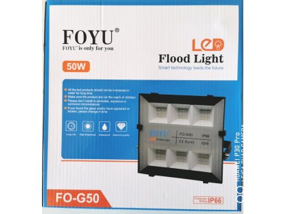 FOYU FO-G50 Led světlo,reflektor 50W venkovní 2700lm