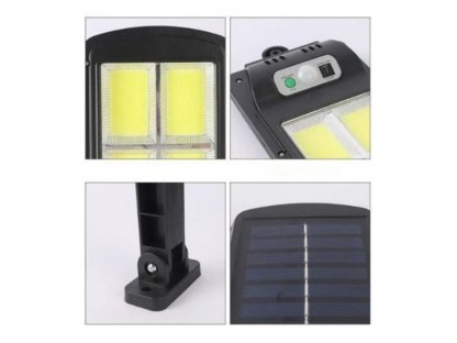 Nástěnné solární LED světlo s pohybovým senzorem a dálkovým ovládáním
