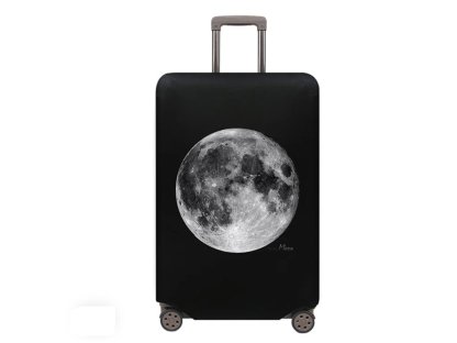 Ochranný obal na kufr Moon, černý