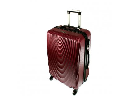 RGL V663 cestovní skořepinový palubní kufr vínový 22x50x35cm
