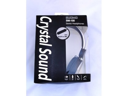 SUOMO SM-100SI náhlavní sluchátka s kabelem a vestavěným mikrofonem