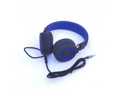 SUOMO SM-101BL náhlavní sluchátka s kabelem a vestavěným mikrofonem