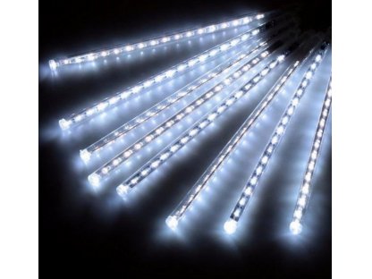 Vánoční LED osvětlení rampouchy vnitřní- studená bílá (30 cm)