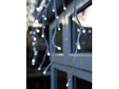 Venkovní vánoční LED závěs - Studená bílá - až 1260 diod