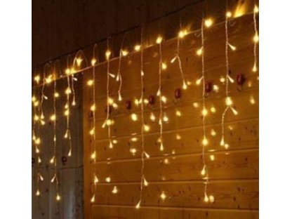 Venkovní vánoční LED závěs - Teplá bílá - až 1260 diod