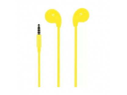 WK design Sluchátka do uší Wi200 žluté