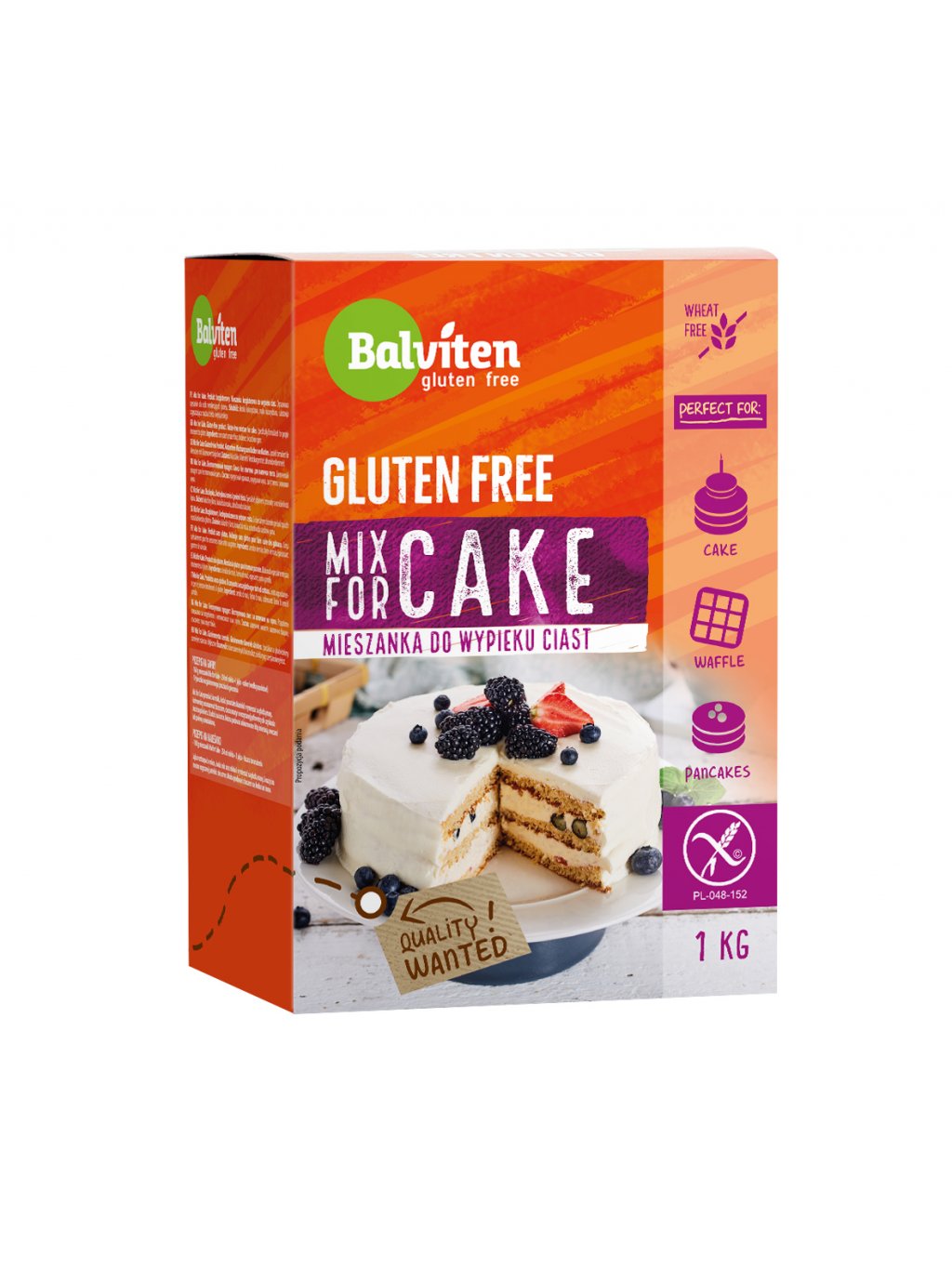 BALVITEN - Mix for cake 1000g (Směs na dorty, wafle, palačinky)