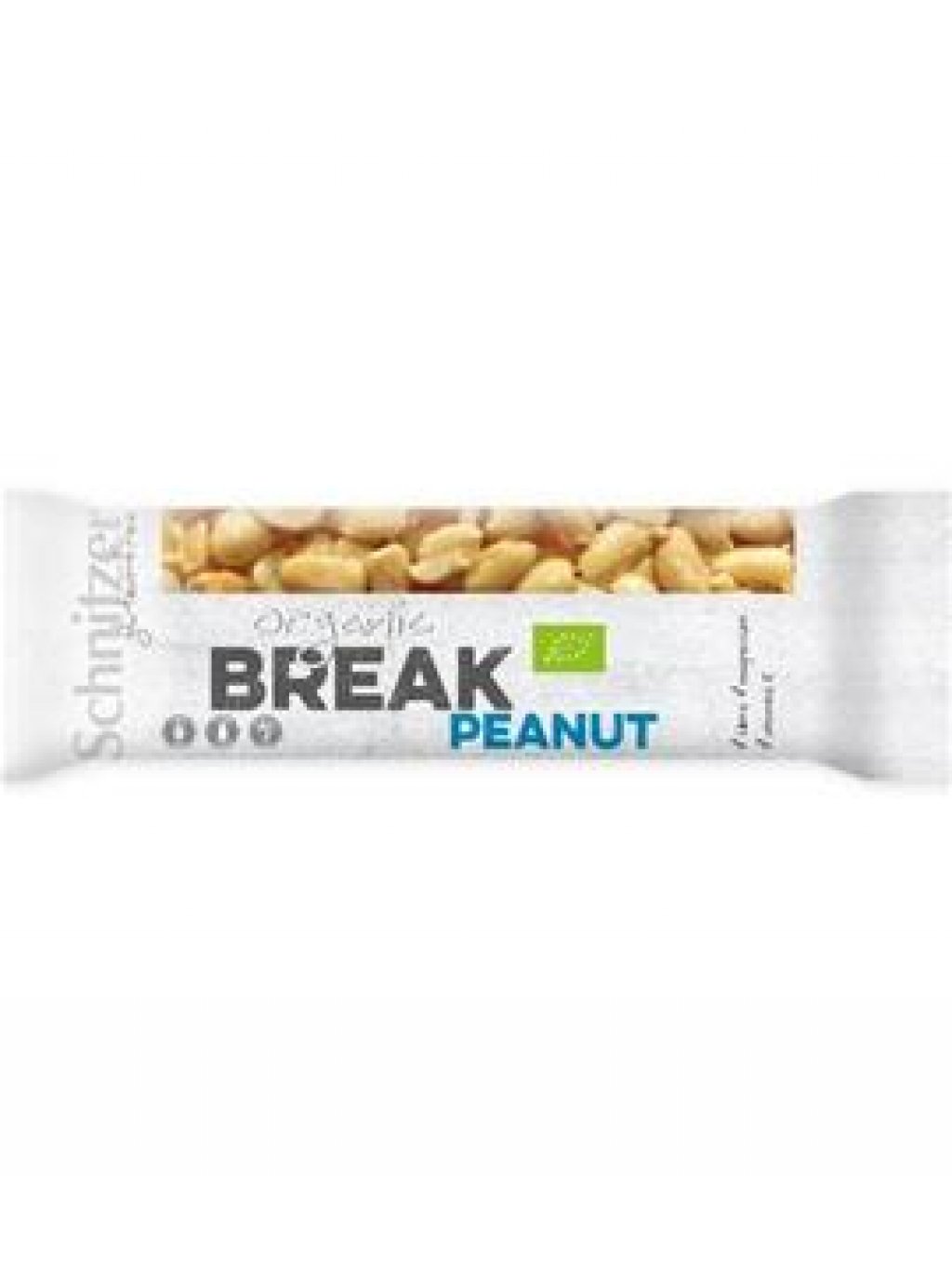 SCHNITZER - Break Peanut 40g (Svačinová tyčinka s arašídy) 