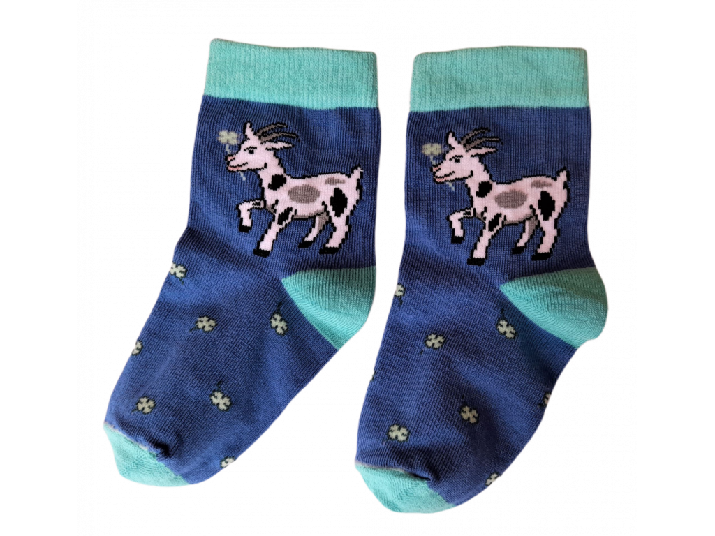 Dětské ponožky Kozlík mazlík vel. 24-27 a 28-31