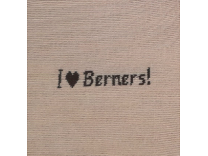 Ponožky I love Berners! - béžové  vel. 36-38 a 39-42