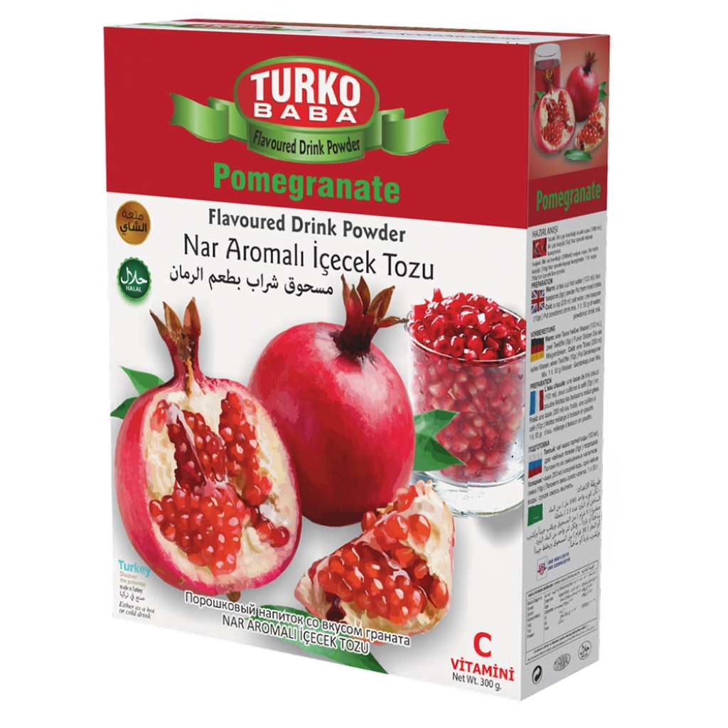 Ruslan Turko Turko Baba Turecký instantní ovocný nápoj - Granátové jablko 300 g ...