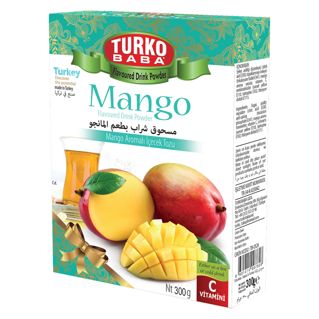 Turko Baba Turecký instantní ovocný nápoj - Mango 300 g - Nemrut.cz