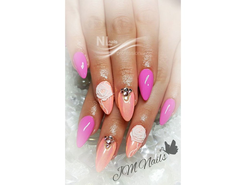 UV, LED barevný gel Barbie Pink 5ml