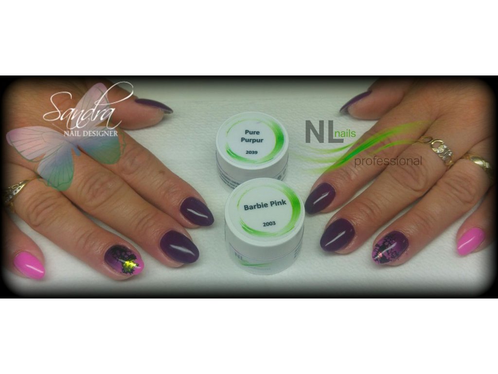 UV, LED barevný gel Barbie Pink 5ml