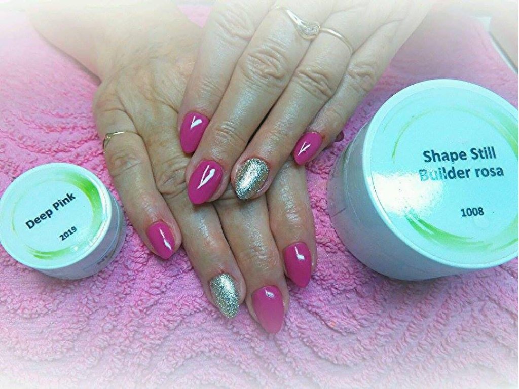 UV, LED barevný gel DEEP PINK