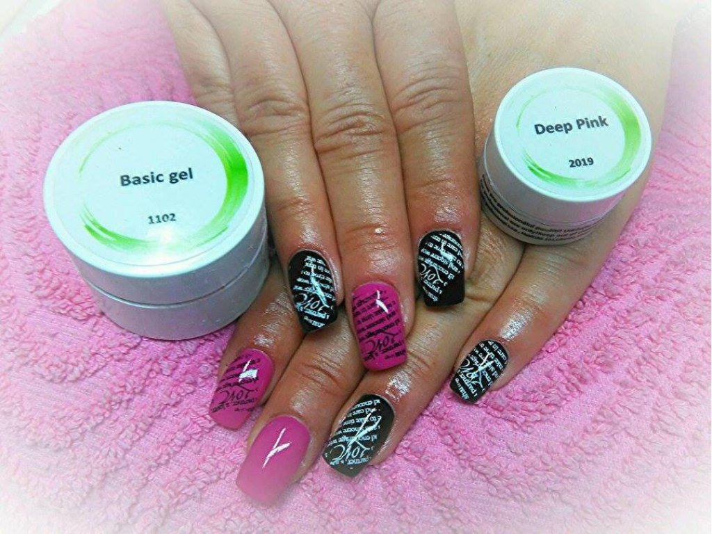 UV, LED barevný gel DEEP PINK