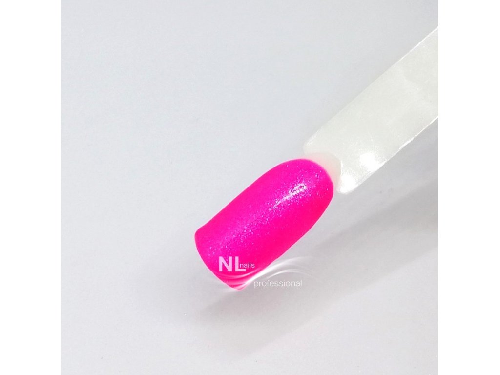 UV, LED barevný gel NEON GLITTER PINK