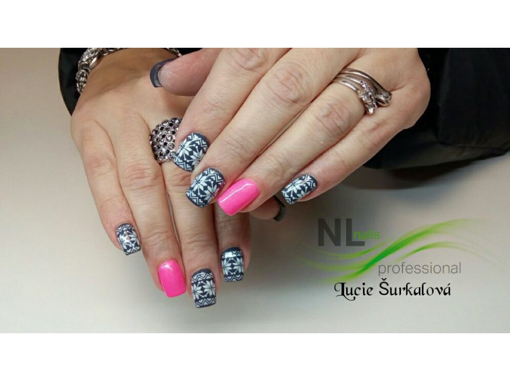 UV, LED barevný gel NEON GLITTER PINK