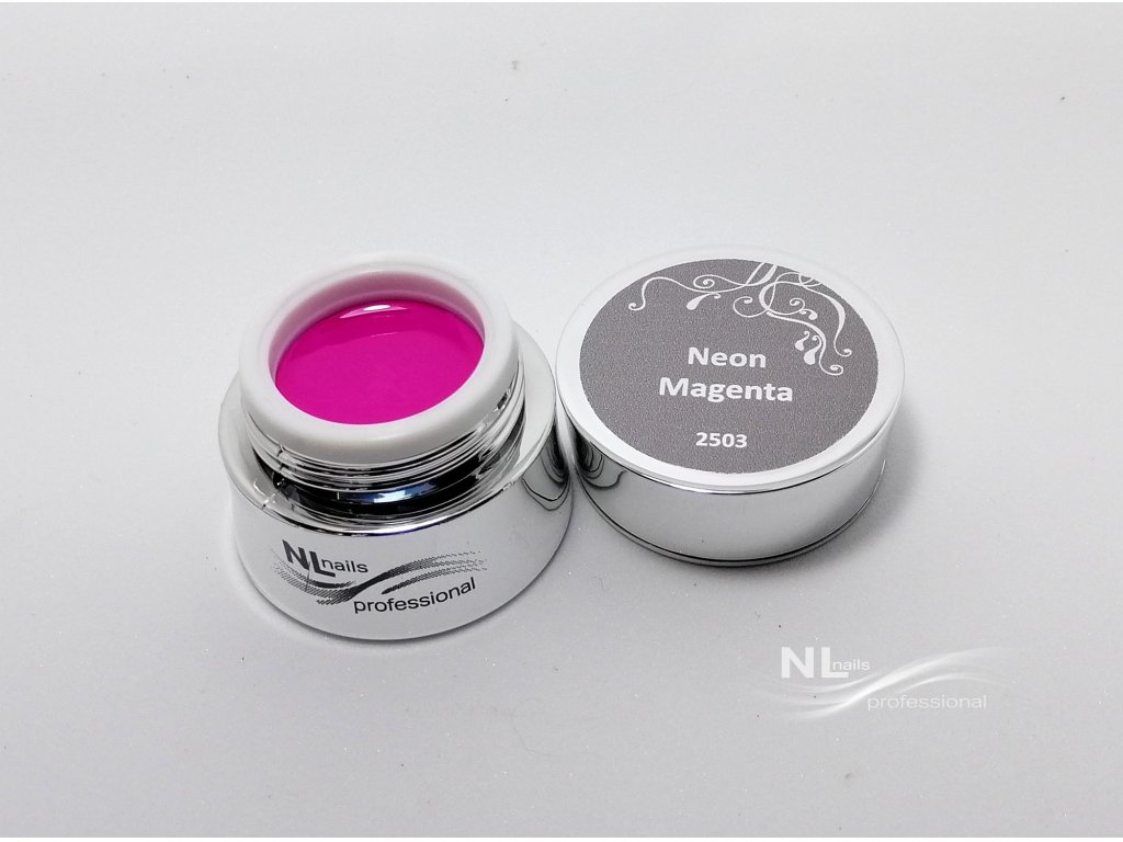 UV, LED barevný gel NEON MAGENTA