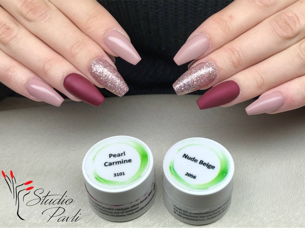 UV, LED barevný gel NUDE BEIGE