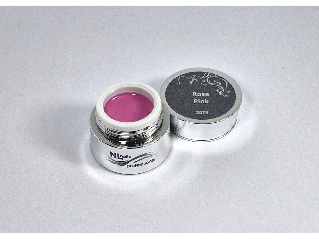 UV,LED barevný gel ROSE PINK 5ml