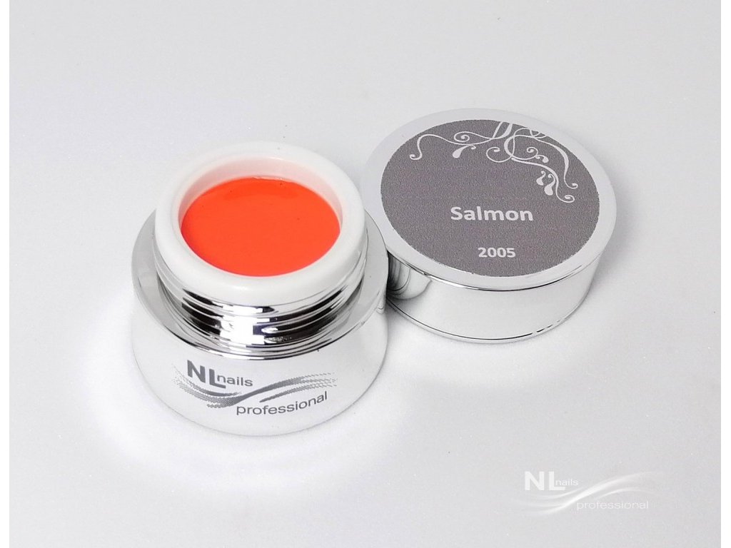 UV, LED barevný gel SALMON