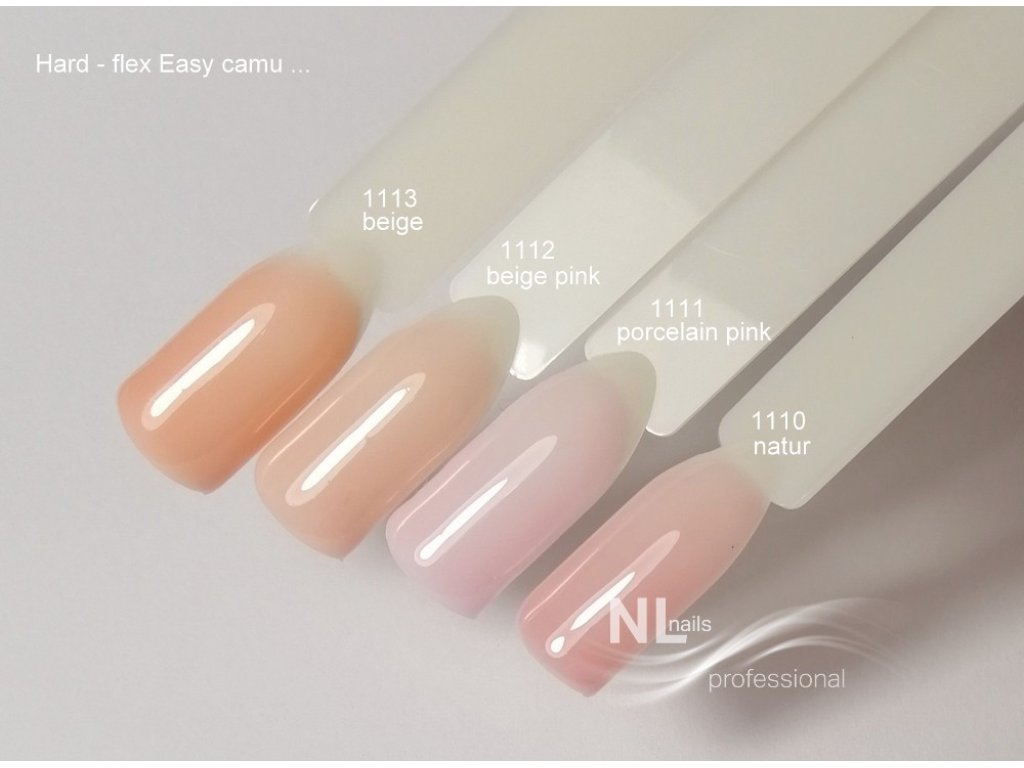 UV, LED gel lak Hard-flex EASY camu beige pink