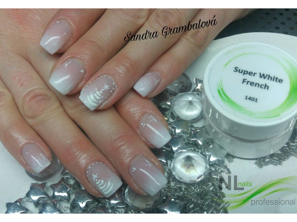 UV,LED gel SUPER WHITE FRENCH