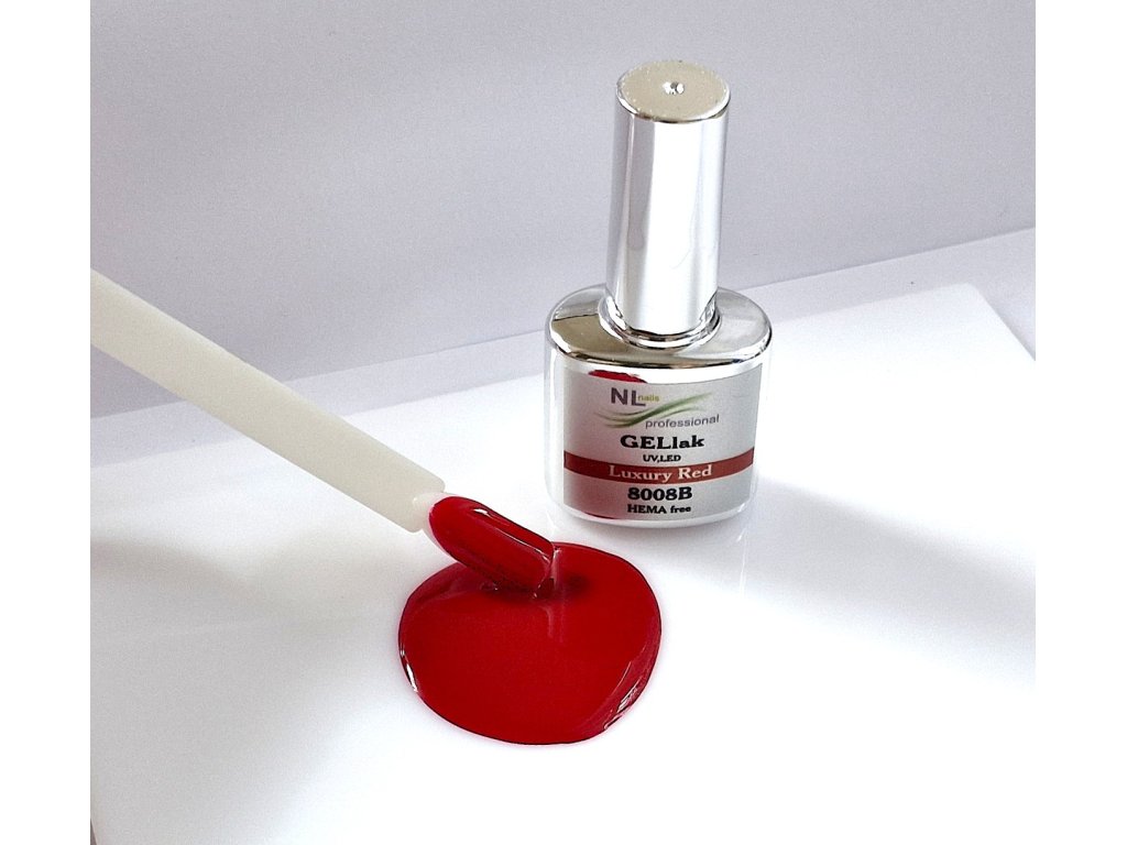 UV,LED Gellak LUXURY RED 8ml