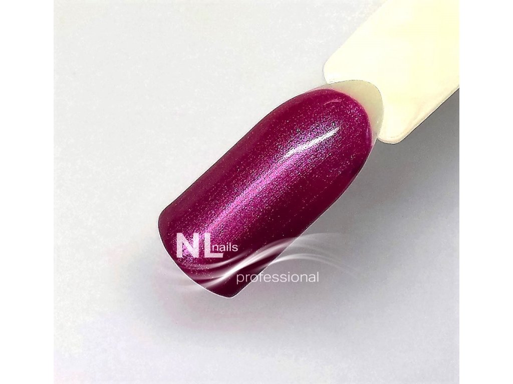 UV, LED metalický barevný gel METALLIC RED VIOLET