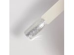 UV, LED barevný gel GLITTER SILVER SNOW 5ml