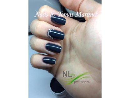 UV, LED barevný gel BLUE CHARCOAL