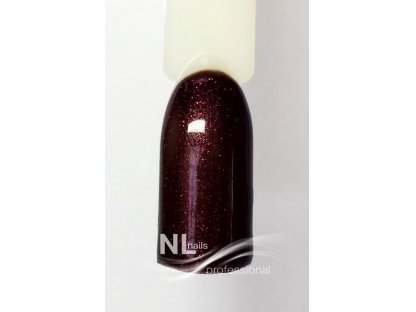 UV, LED barevný gel GLITTER MAGIC BROWN 5ml