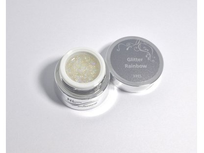 UV, LED barevný gel GLITTER RAINBOW 5ml 2