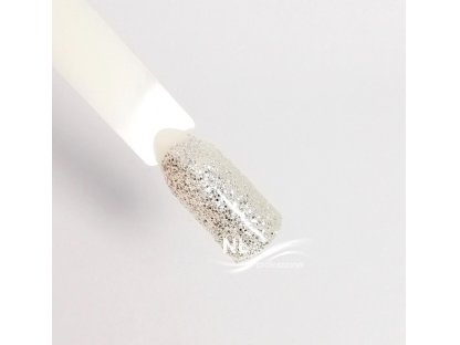 UV, LED barevný gel GLITTER SILVER ICE