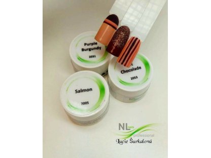 UV, LED barevný gel HOT CHOCOLADE