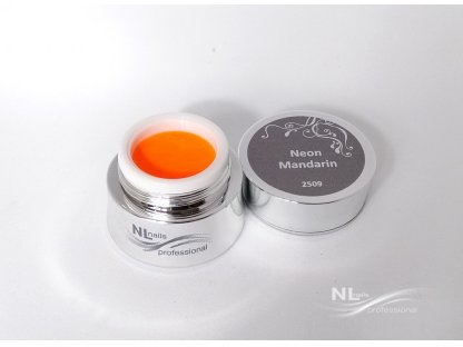 UV, LED barevný gel NEON MANDARIN 2