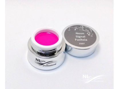 UV, LED barevný gel NEON SIGNAL FUCHSIA 5ml