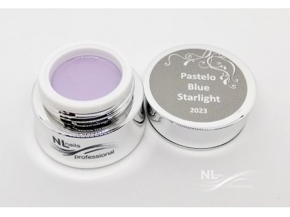 UV, LED barevný gel PASTELO BLUE STARLIGHT