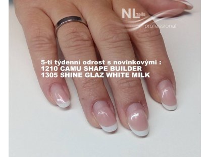 UV,LED lesk GLANZ SHINE WHITE MILK