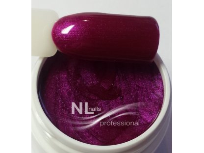 UV, LED perleťový barevný gel PEARL PURPLE MAGENTA 5ml 2